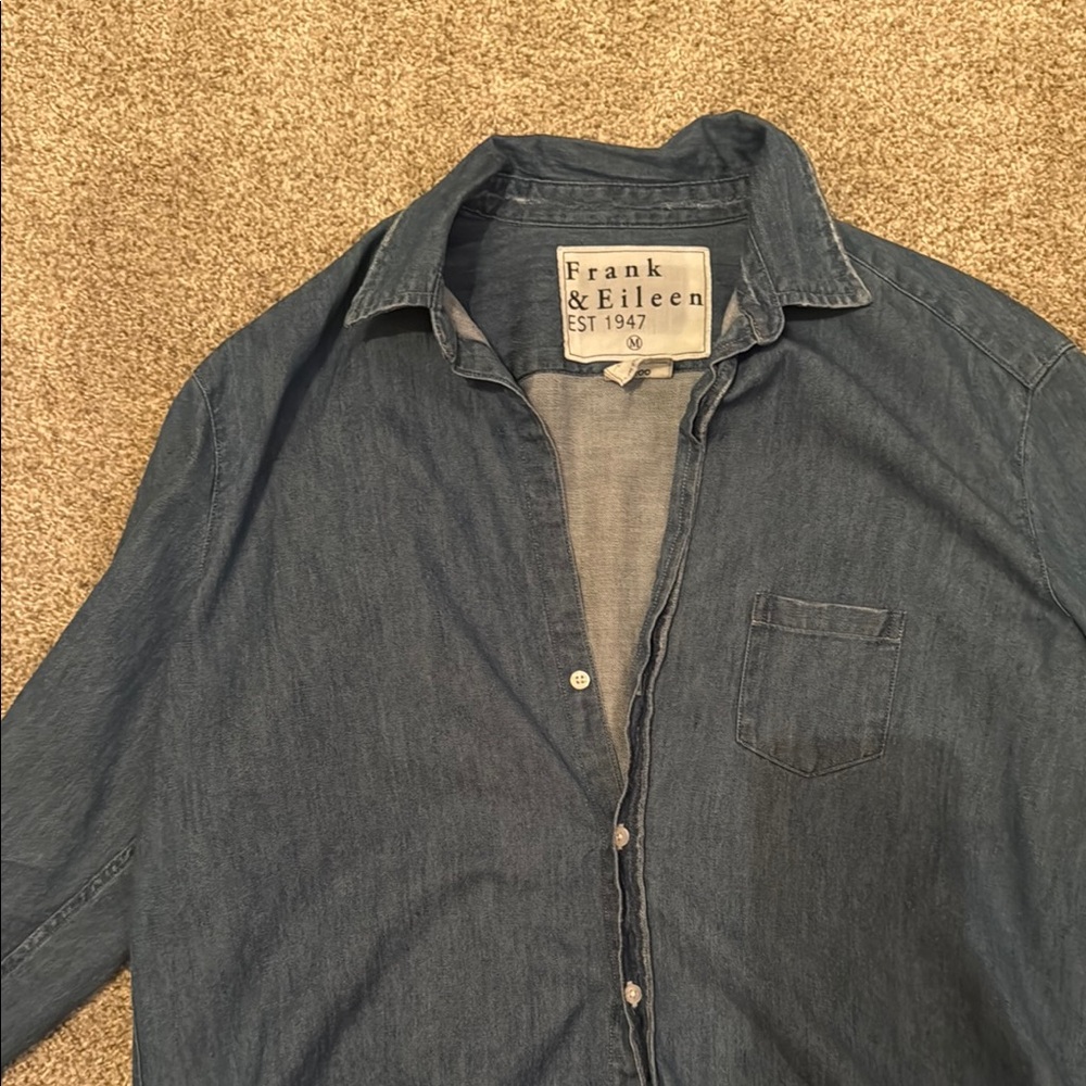 Frank & Eileen Blue Denim Shirt